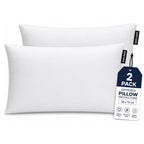 Quilted Pillow Protectors 50x75 cm – Microfibre White