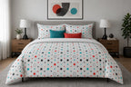 Polka Dot Duvet Cover Set – Modern Molecule Polka Dots