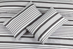 Mona Stripe Duvet Cover Set – Reversible, Single to Super King (view 2)