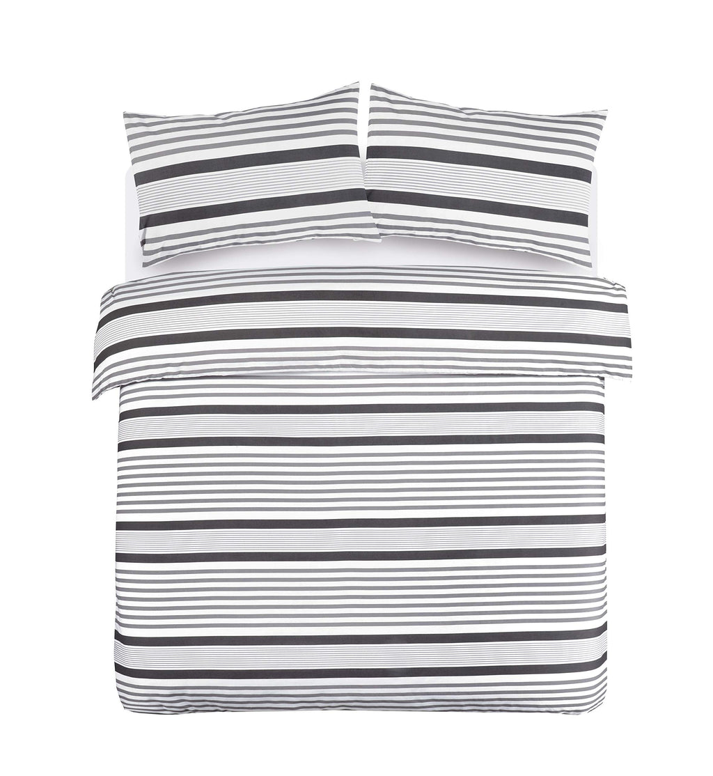 Mona Stripe Duvet Cover Set – Reversible, Single to Super King (view 3)