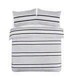 Mona Stripe Duvet Cover Set – Reversible, Single to Super King (view 3)