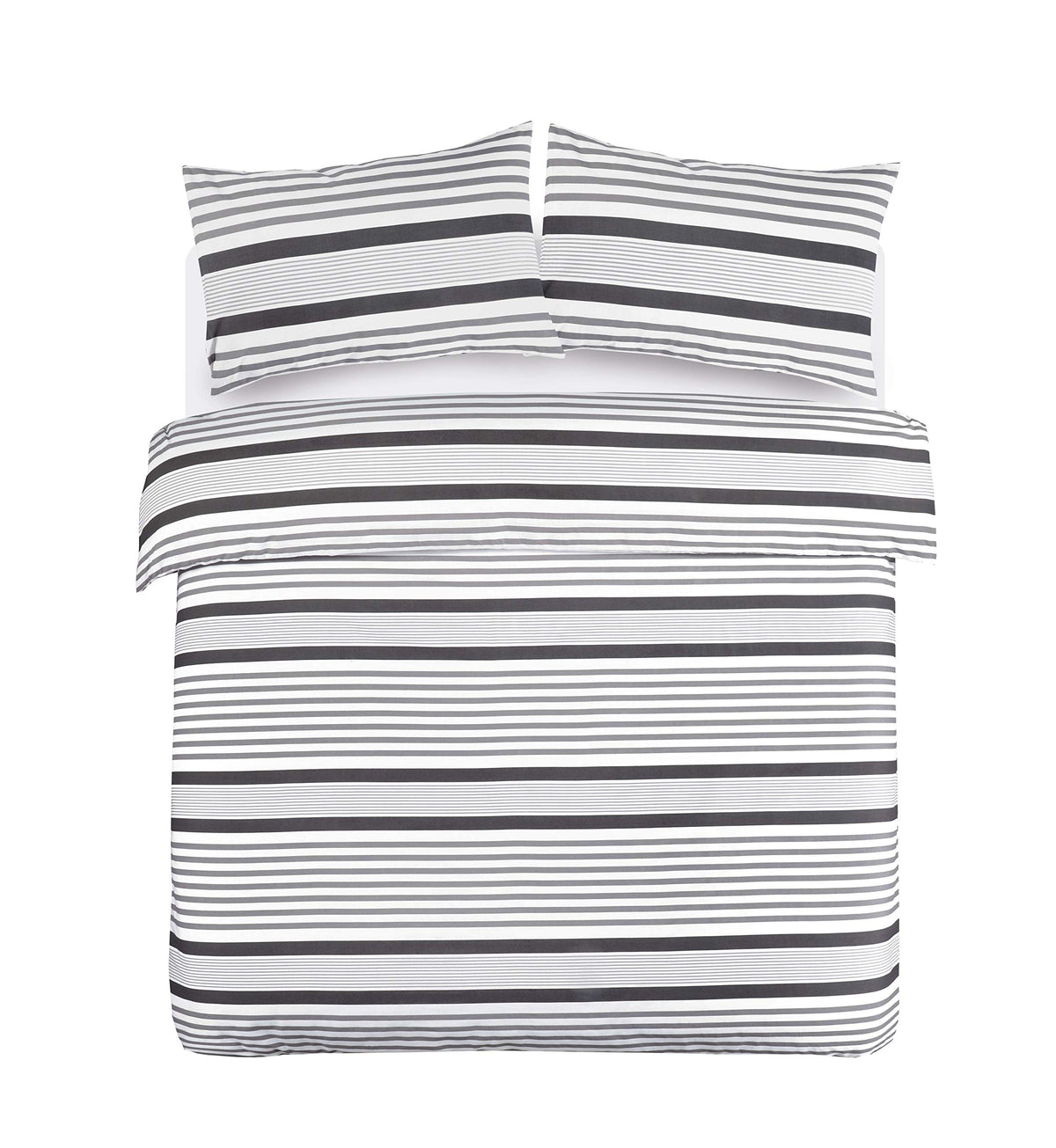 Mona Stripe Duvet Cover Set – Reversible, Single to Super King (view 3)