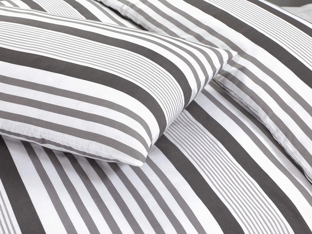 Mona Stripe Duvet Cover Set – Reversible, Single to Super King (view 4)