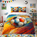 Football Duvet Cover Set – Multi Color Football