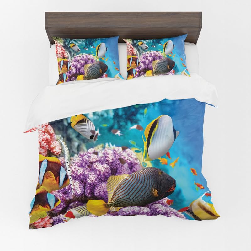 Fish Duvet Cover Set – Multi Fishes
