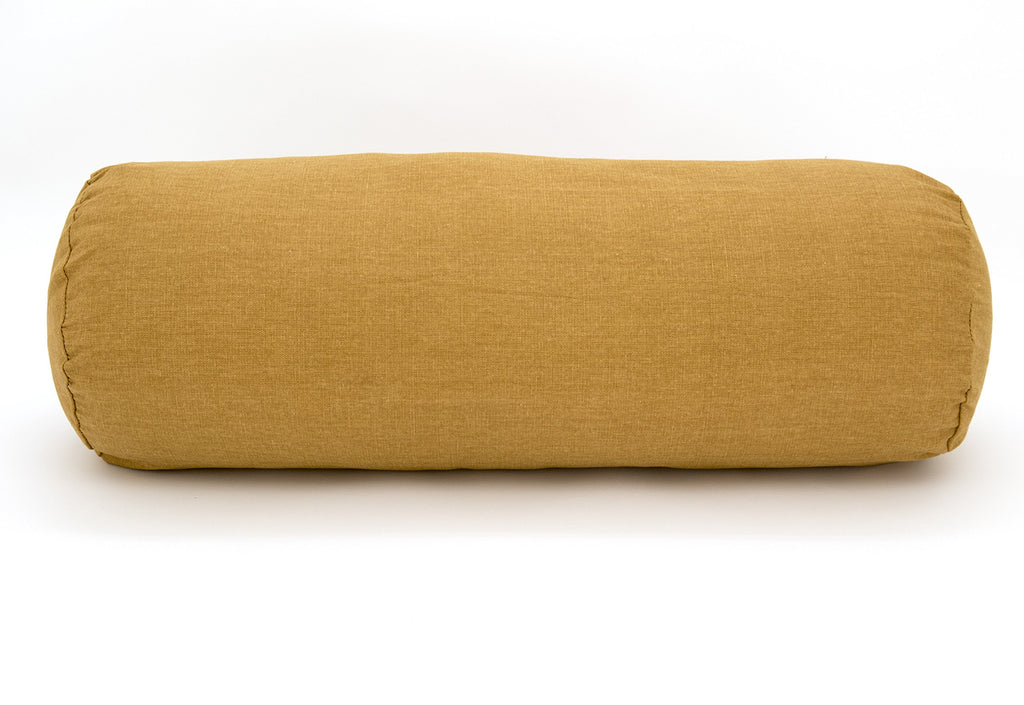 Small Bolster Cushions – Mustard