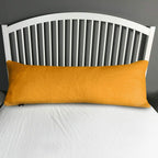 Teddy Fleece Bolster Cases – Mustard