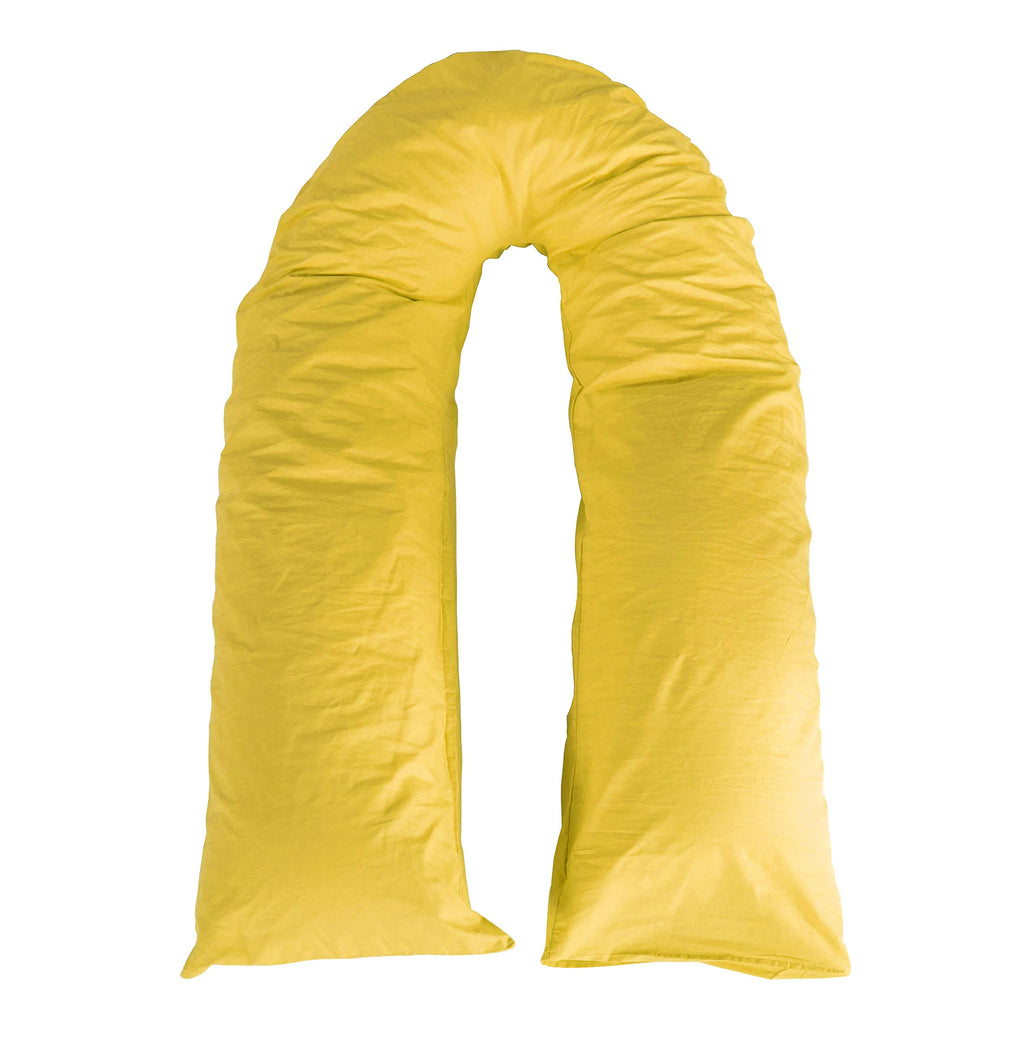 U Pregnancy Pillow Case 12ft – Mustard