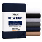 Extra Deep Fitted Sheet 40 cm – Navy Blue