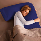 V Shaped Pillow with Pillowcase – Navy