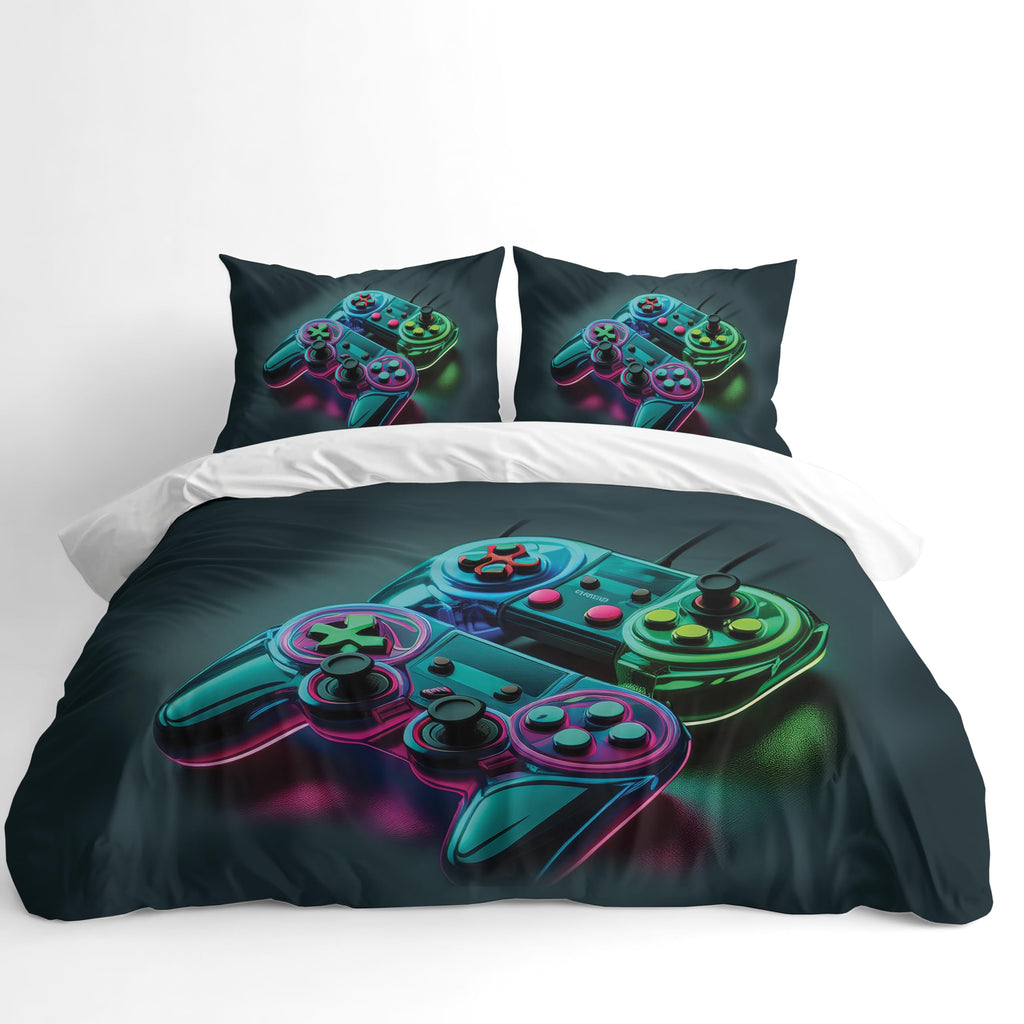 Gaming Duvet Cover Set – Neon Gamingpad