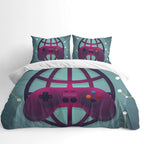 Gaming Duvet Cover Set – Network Patterned Gamer