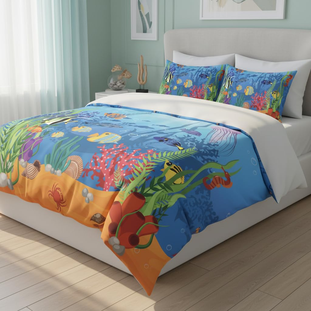 Ocean Duvet Cover Set – 6 Designs, Single to Emperor (view 2)