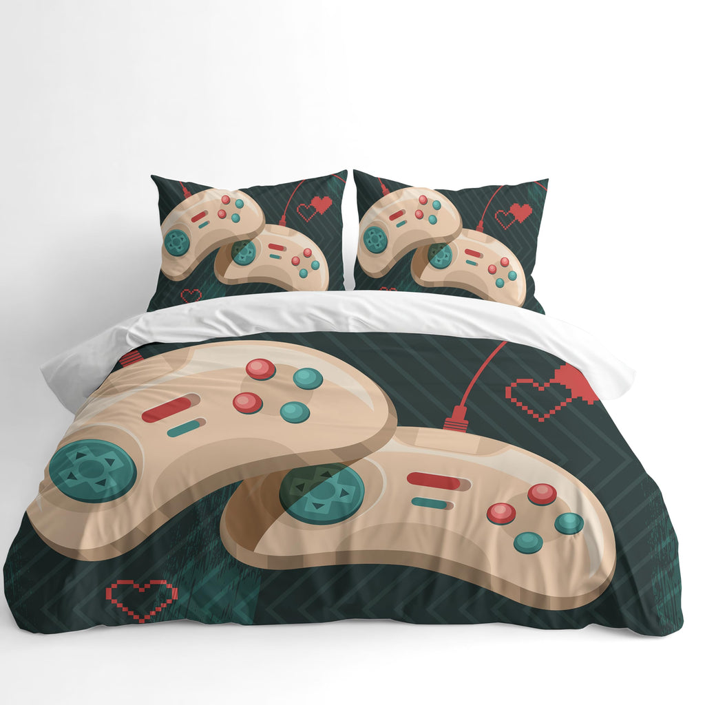Gaming Duvet Cover Set – Old School Game Controller