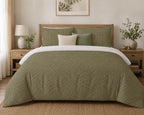 Polka Dot Duvet Cover Set – Olive Green Polka Dots