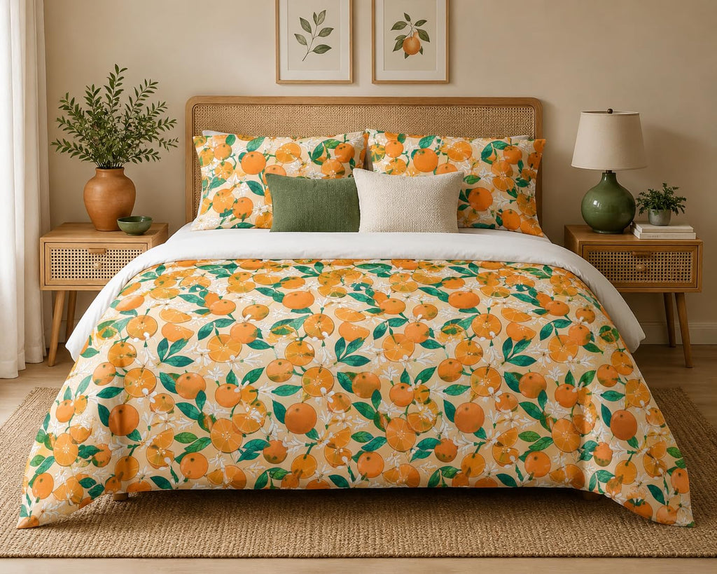 Fruit Duvet Cover Set – Orange Grove