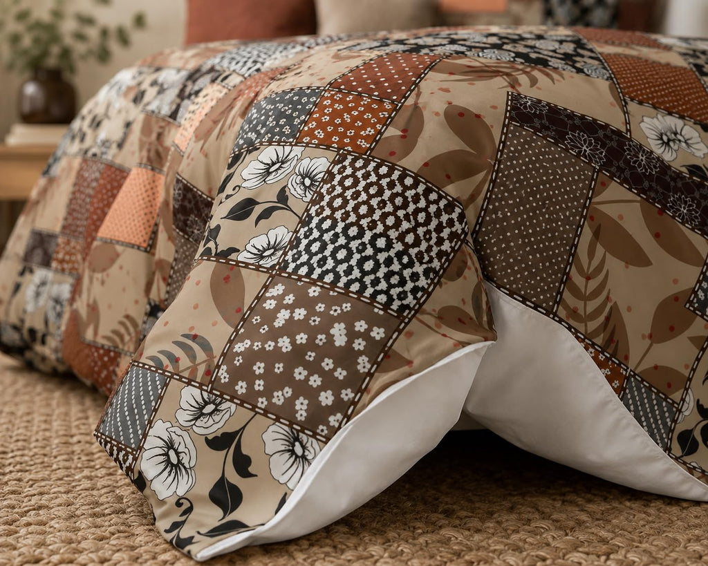Patchwork Duvet Cover Set – 10 Designs, Single to Emperor (view 3)