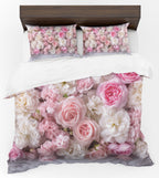 Floral Duvet Cover Set – Peonies Flower