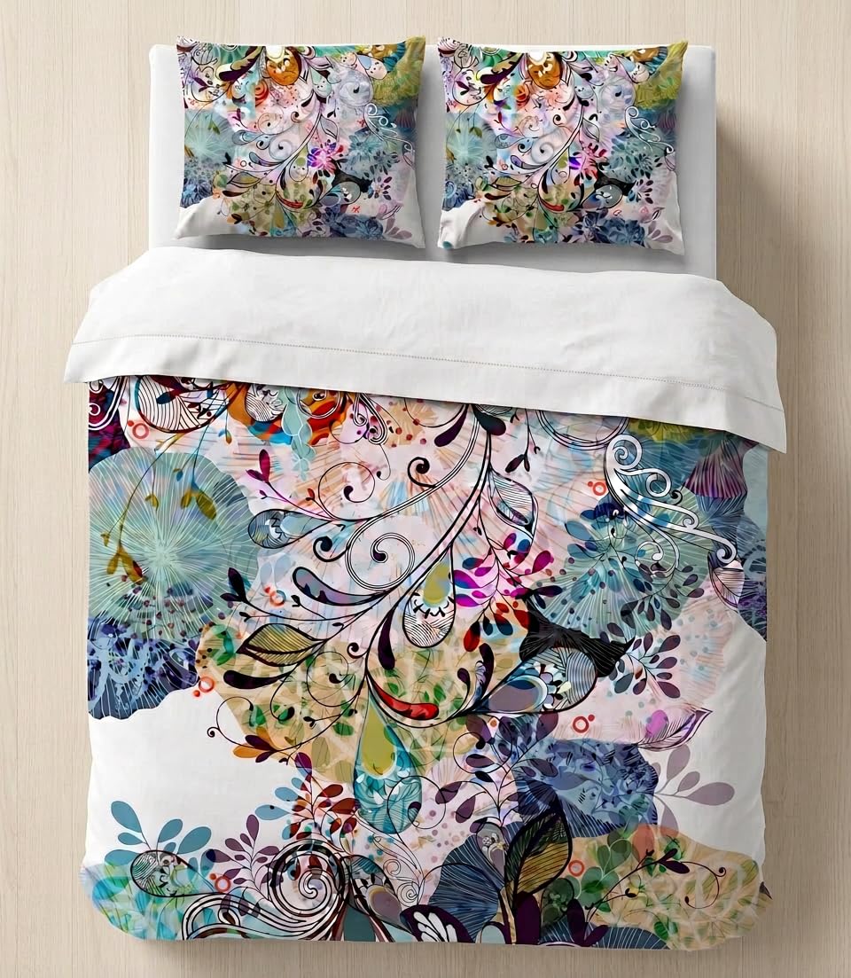 Peony Duvet Cover Set – 16 Designs, Single to Emperor Secondary image