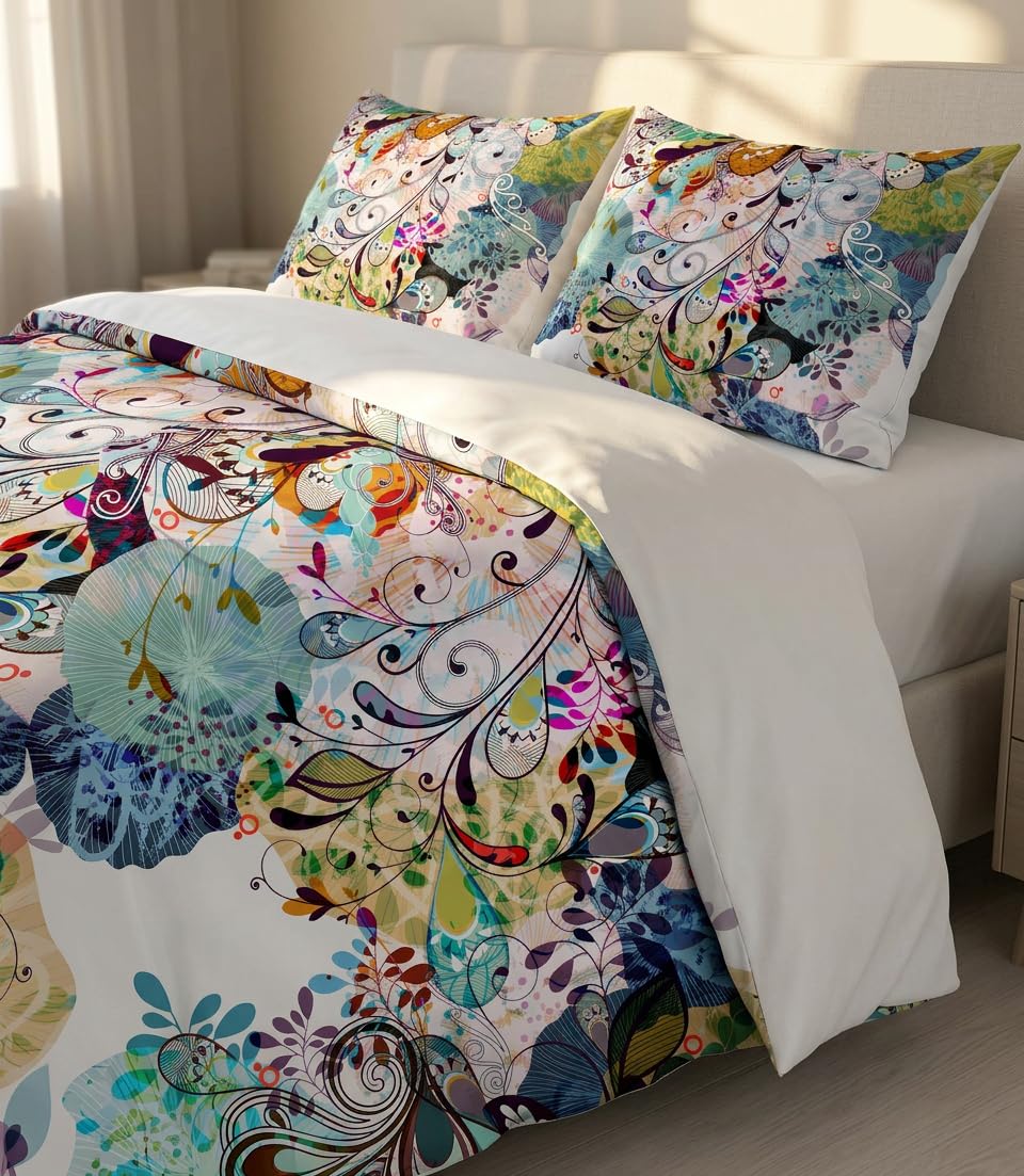 Peony Duvet Cover Set – 16 Designs, Single to Emperor (view 26)