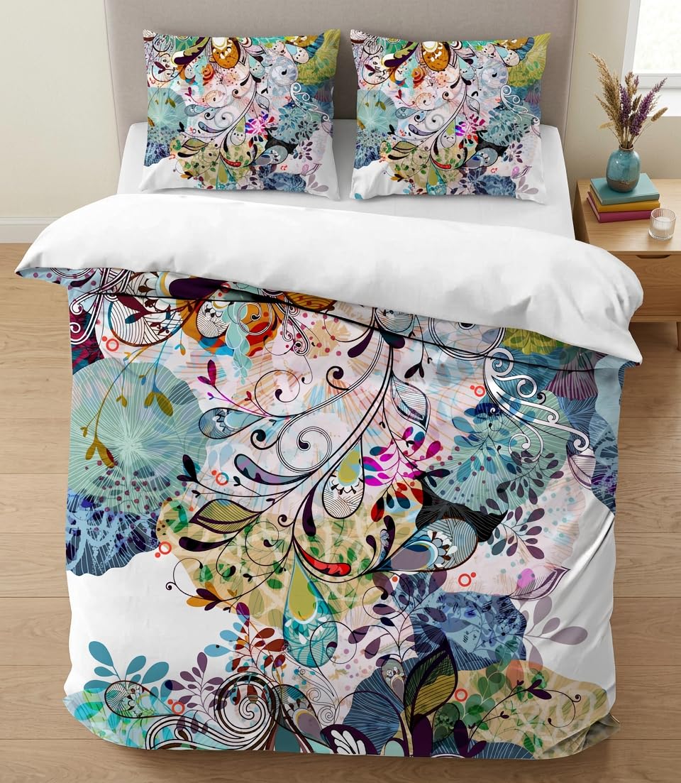 Peony Duvet Cover Set – 16 Designs, Single to Emperor (view 28)