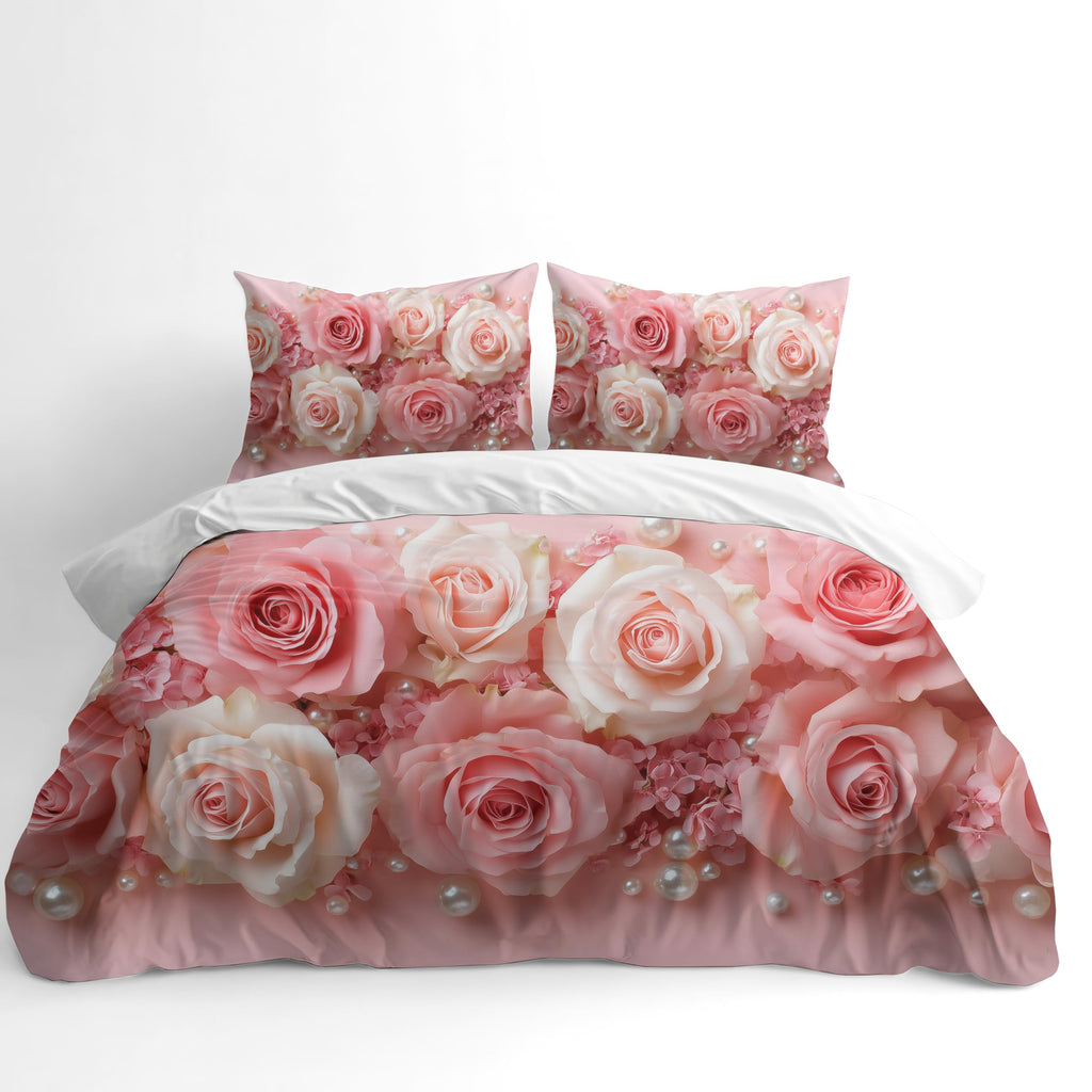 Peony Duvet Cover Set – 16 Designs, Single to Emperor