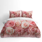 Peony Duvet Cover Set – 16 Designs, Single to Emperor