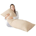Bolster Pillow with Case – Pillow & Case Beige