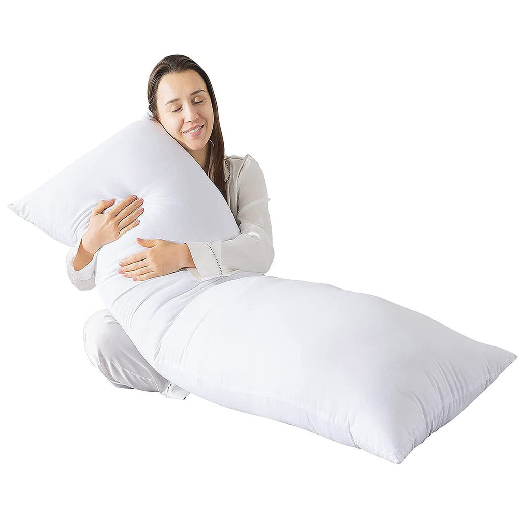 Bolster Pillow with Case – Pillow & Case White and White
