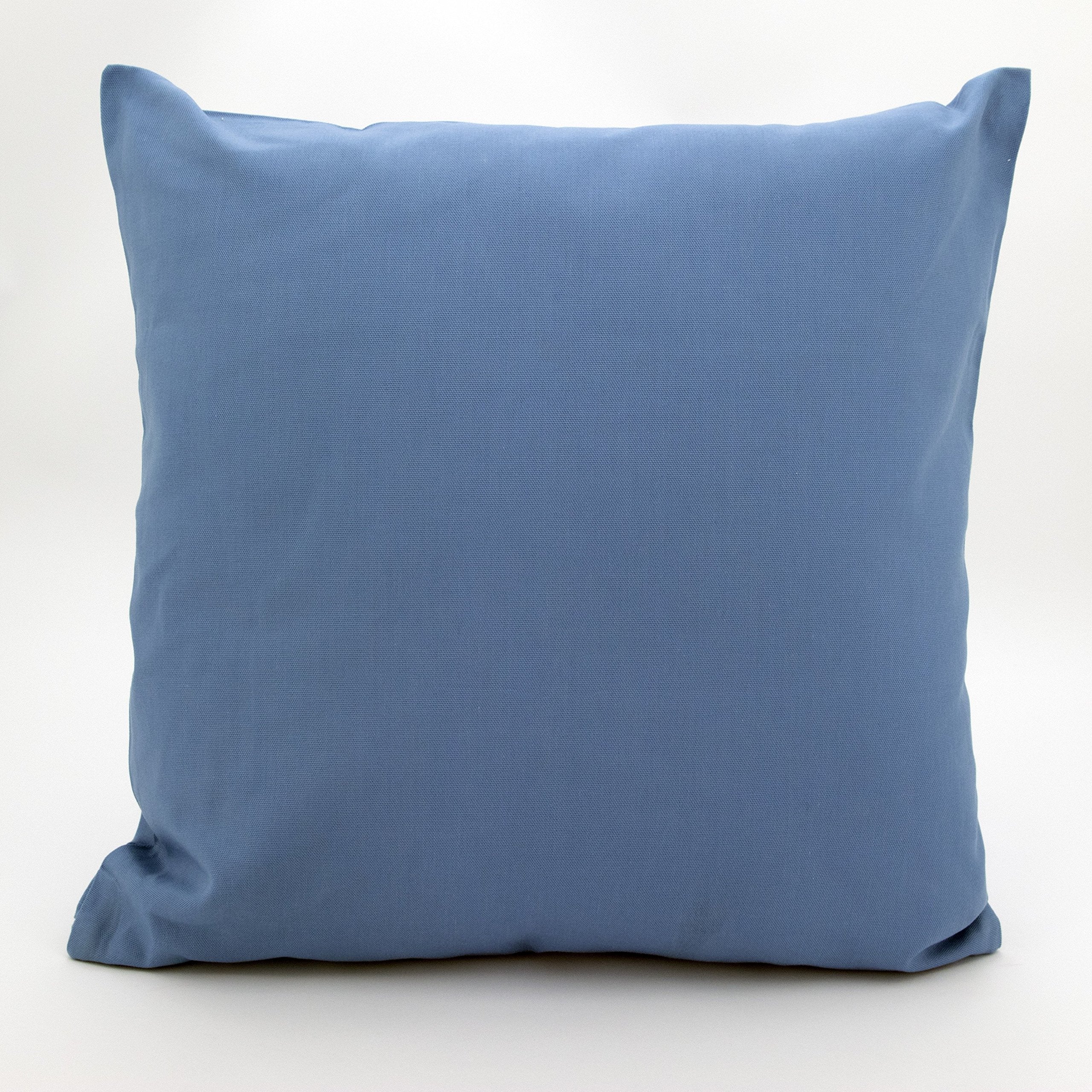 Cotton Cushion Cover 50x50 cm – Plain Blue Main image