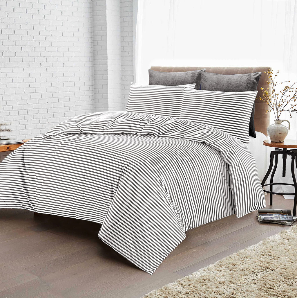 Plain Duvet Cover Set – 3 Colours, Single to King (view 2)