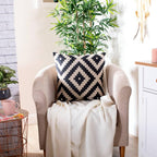 Printed Cushion Covers 45x45 cm – Artugal & Chevron, Pack of 4 (view 2)