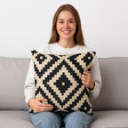 Printed Cushion Covers 45x45 cm – Artugal & Chevron, Pack of 4 (view 3)