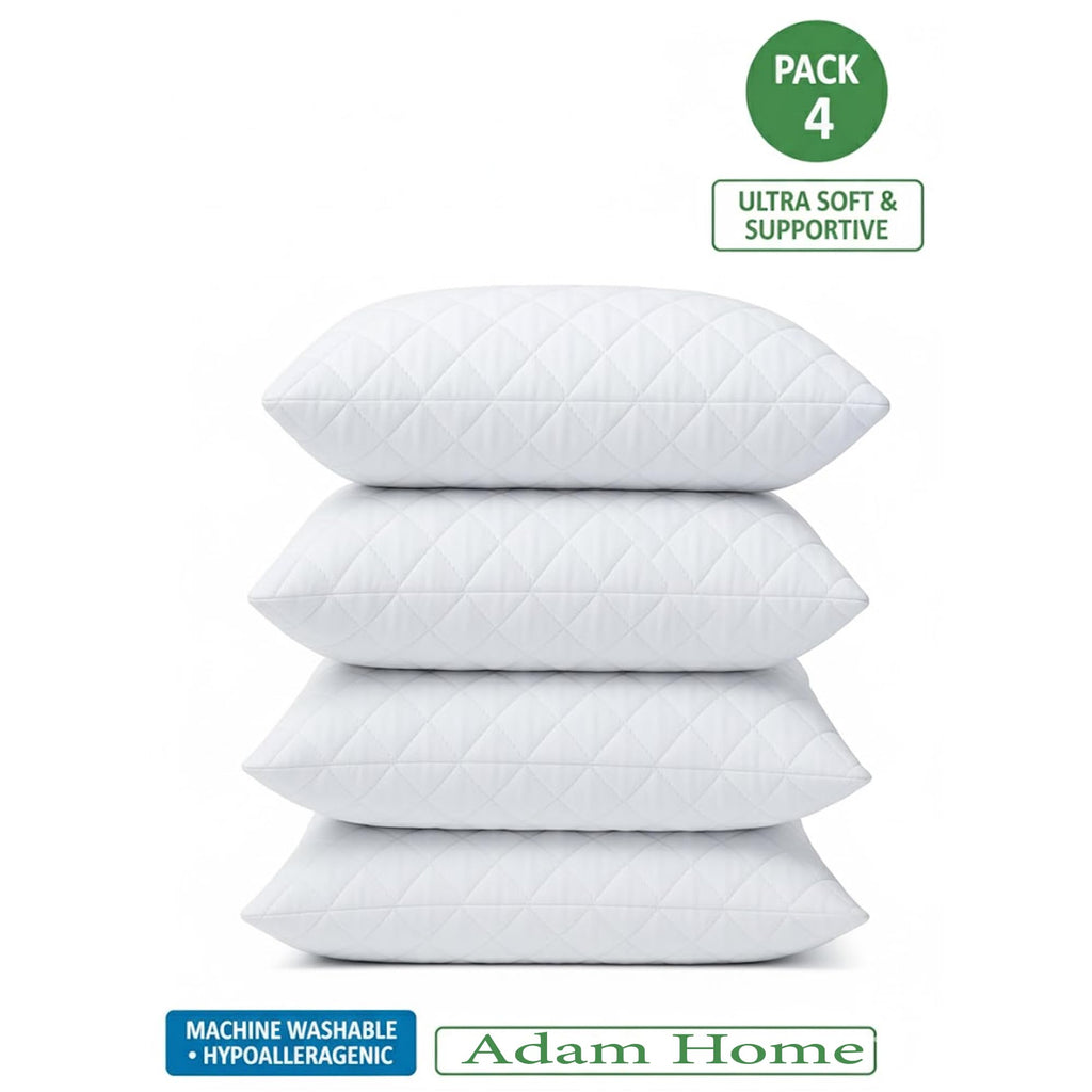 Quilted Cushion Inserts 30-50 cm – Polycotton, Pack of 4 (view 4)
