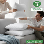 Quilted Cushion Inserts 30-50 cm – Polycotton, Pack of 4
