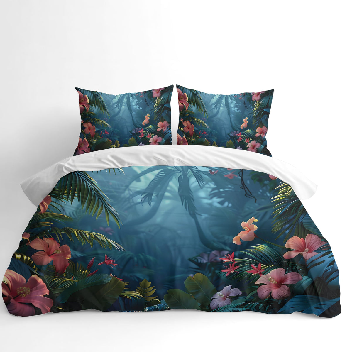 Botanical Duvet Cover Set – Rainforest