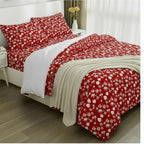 Rhyn Floral Duvet Cover Set – Red Floral