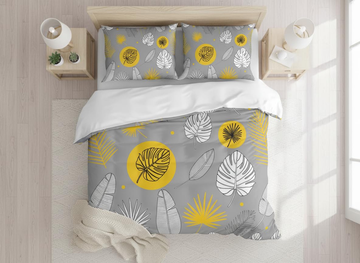 Rhyn Floral Duvet Cover Set – 6 Designs, Single to Emperor (view 3)