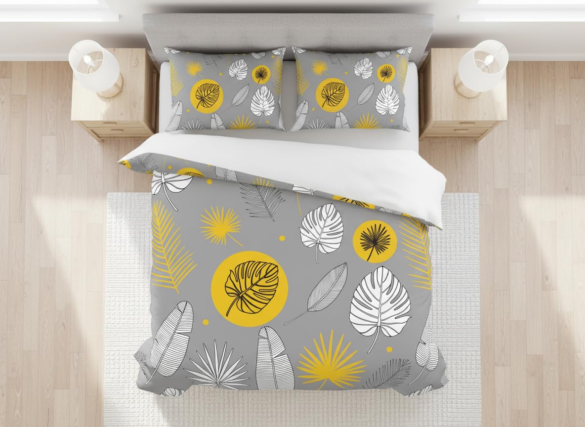 Rhyn Floral Duvet Cover Set – 6 Designs, Single to Emperor (view 4)