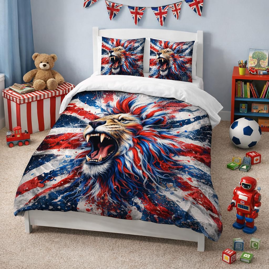 Union Jack Duvet Cover Set – Roaring Lion Union Jack