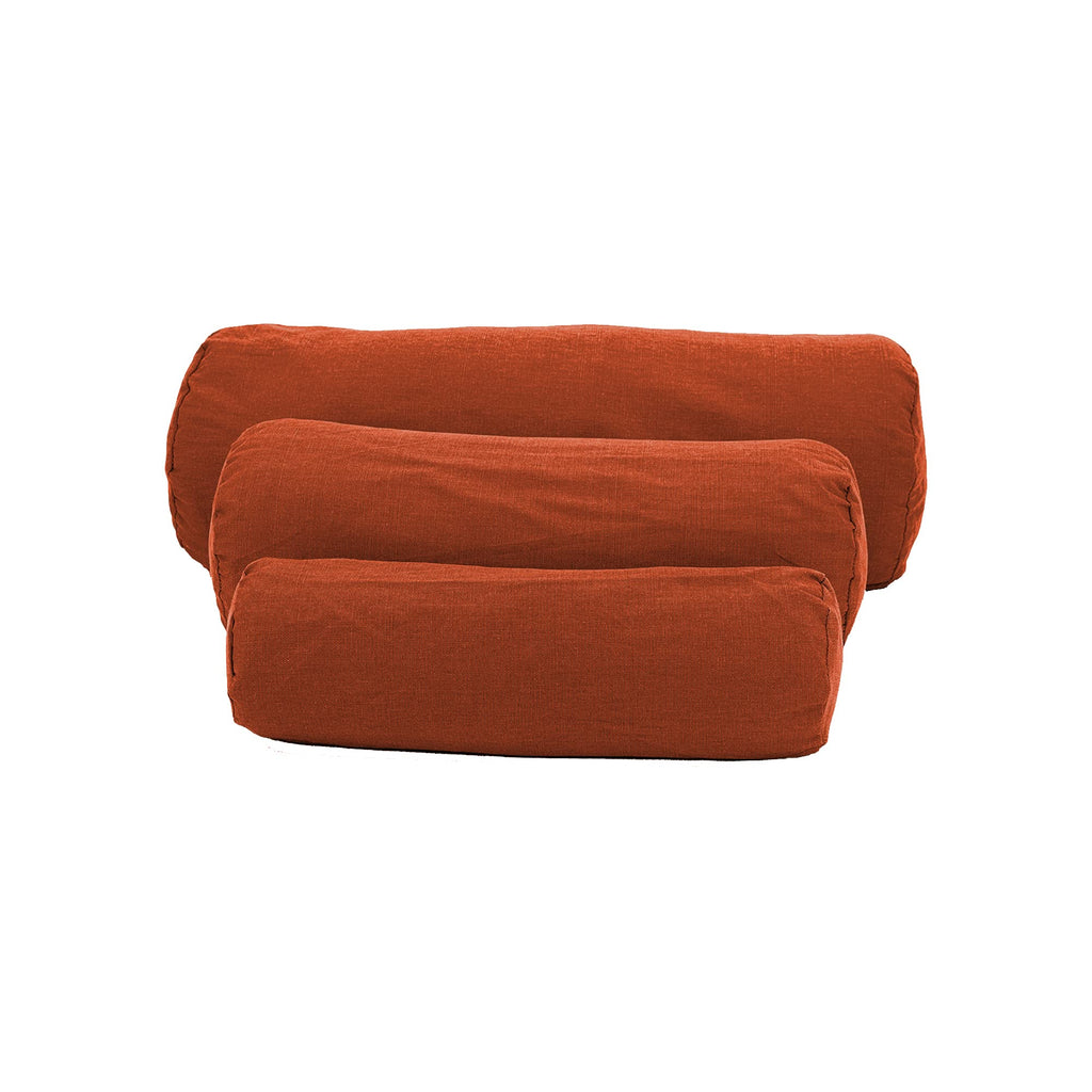 Small Bolster Cushions – Rust