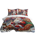 Santa with Reindeer – Santa & Reindeer Duvet Cover Set