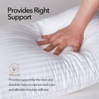 Satin Stripe Pillows 48x74 cm – Hollowfibre, Packs of 2-8 (view 2)