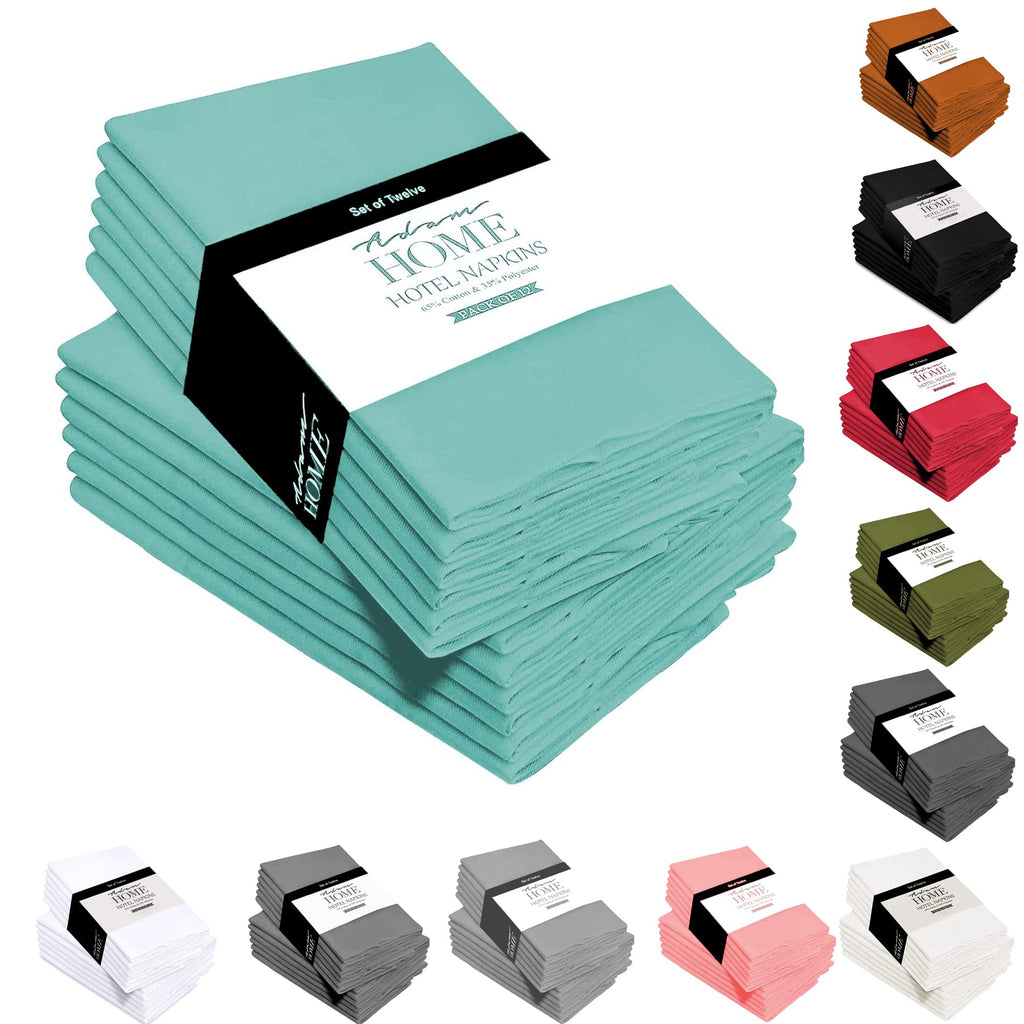 Cloth Napkins 45x45 cm – Sea Green - 12 Pack