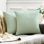 Oxford Cotton Cushion Covers 40-50 cm – Sea Green