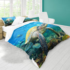 Sea Turtle Duvet Cover Set – 10 Designs, Single to Super King (view 4)