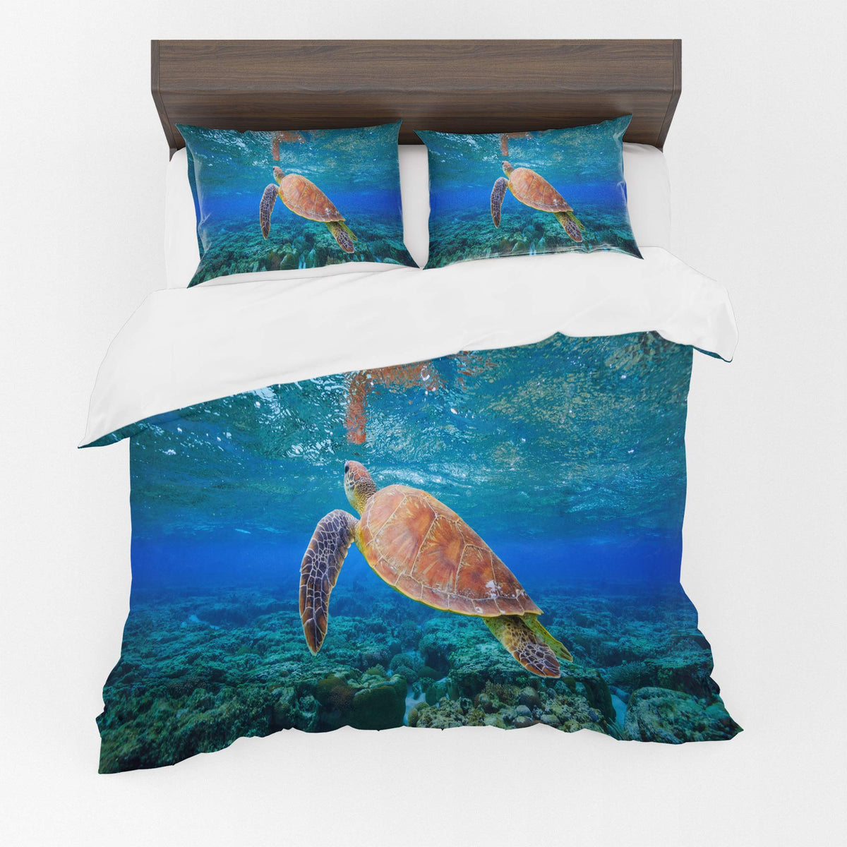 Sea Turtle Duvet Cover Set – Shimmering Sea Turtle
