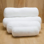 Small Bolster Cushions – Cotton Covers, 10x37 & 15x45 cm (view 2)