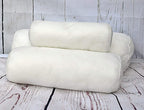 Small Bolster Cushions – Cotton Covers, 10x37 & 15x45 cm (view 3)