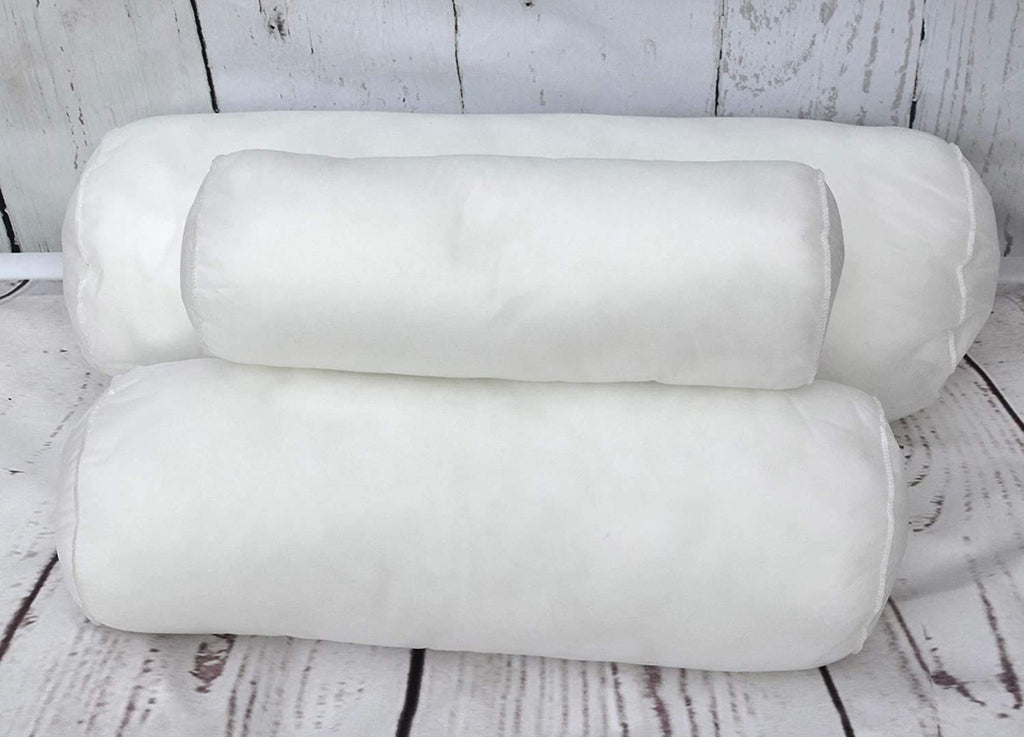 Small Bolster Cushions – Cotton Covers, 10x37 & 15x45 cm (view 4)